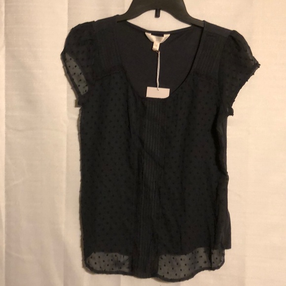 LC Lauren Conrad Tops - Dark gray blouse Lauren Conrad size small